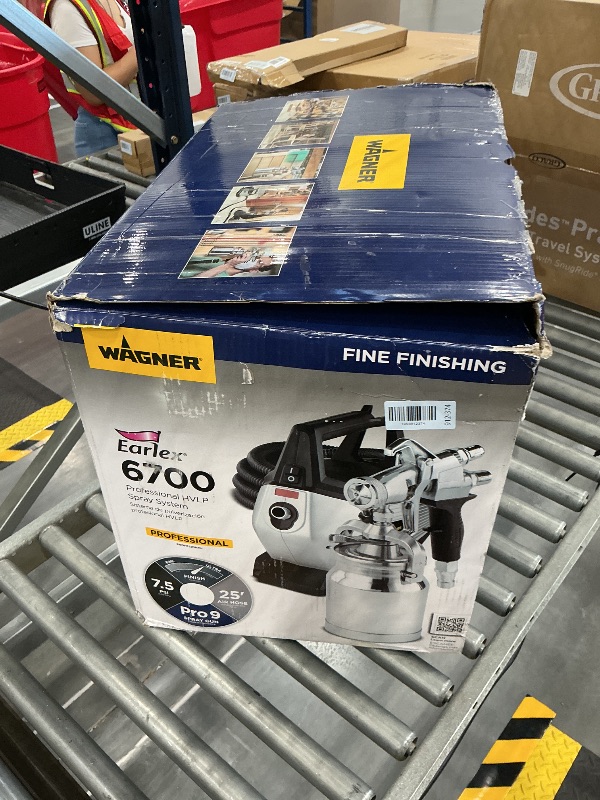 View 3 of Earlex 6700 Stationary HVLP Finishing Sprayer, Pro 9 Gun for Woodworking