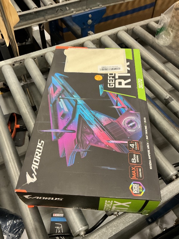 View 2 of GIGABYTE AORUS GeForce RTX 3070 Master 8G Graphics Card