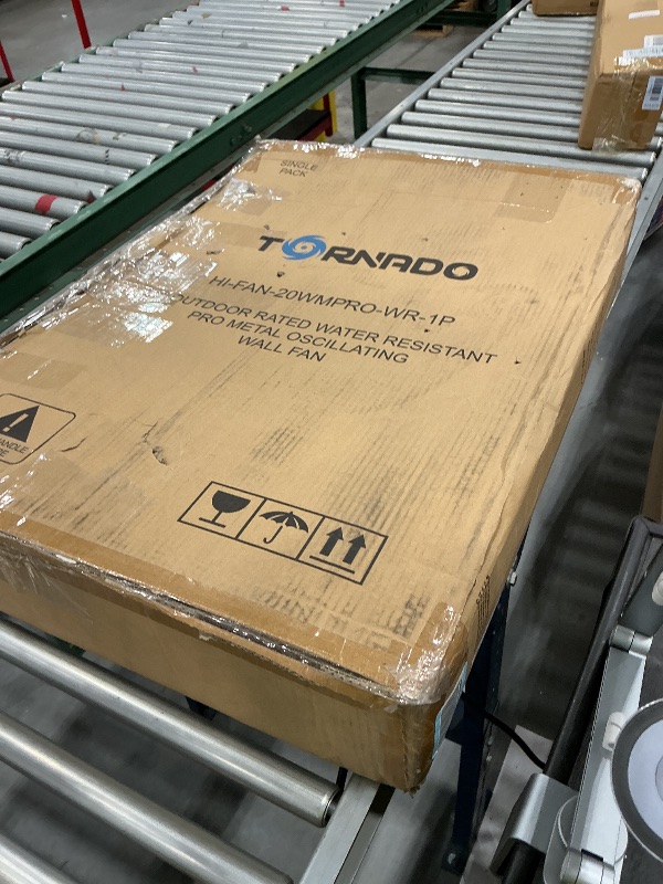 Photo 1 of Tornado 20 Inch Pro Series High Velocity Oscillating Waterproof Outdoor Wall Mount Fan For Industrial, Commercial, Residential Use 3 Speed 5250 CFM UL Safety Listed