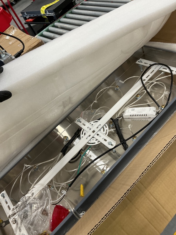 Photo 1 of HAIXIANG Rectangular Crystal Chandelier