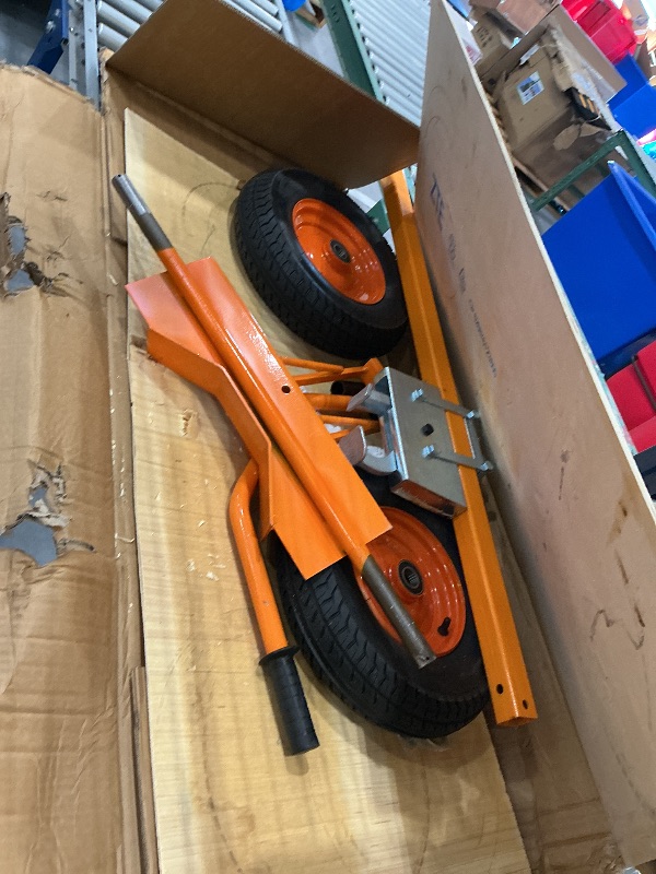 View 3 of FORGLO 55 Gallon Drum Dolly with 16" Pneumatic Wheels