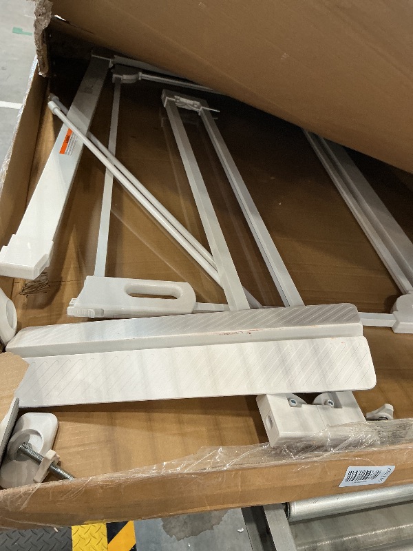 View 3 of WAOWAO Extra Tall Clear Acrylic Baby Gate