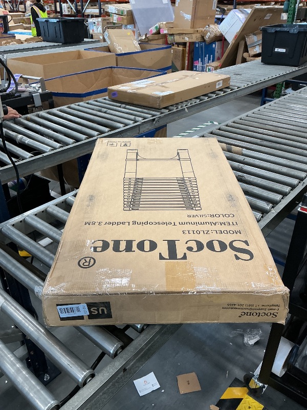 View 2 of SocTone Telescoping Ladder, Stabilizers, Extension Ladder(12.5FT Standard)