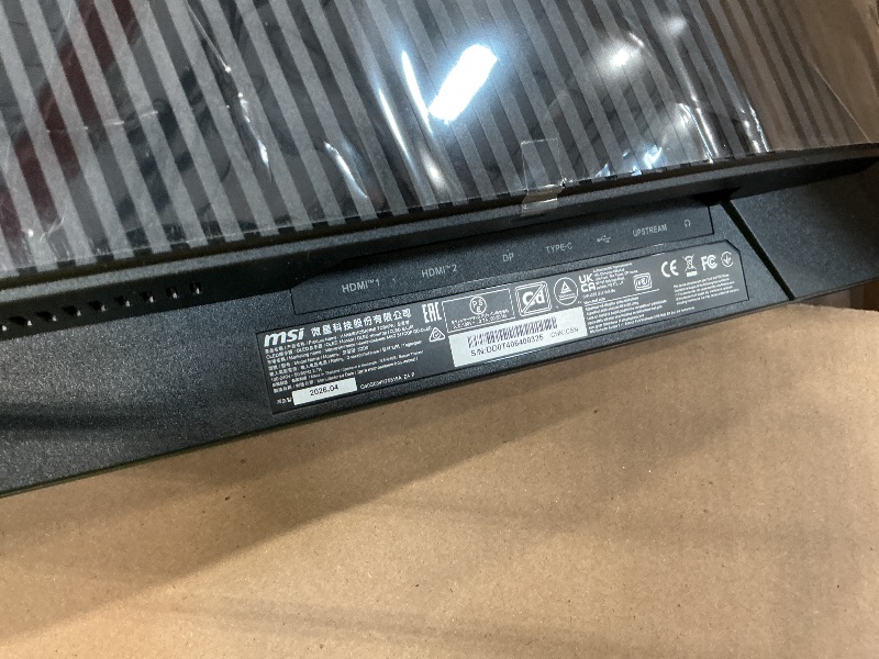 View 3 of msi MAG 341CQP QD-OLED, 34 Curved OLED Gaming Monitor, 3440 x 1440 (UWQHD), 0.03ms Response time, 175Hz, Adaptive Sync, True Black HDR 400, HDMI, DP Port, USB Type C, Tilt, Height, Black