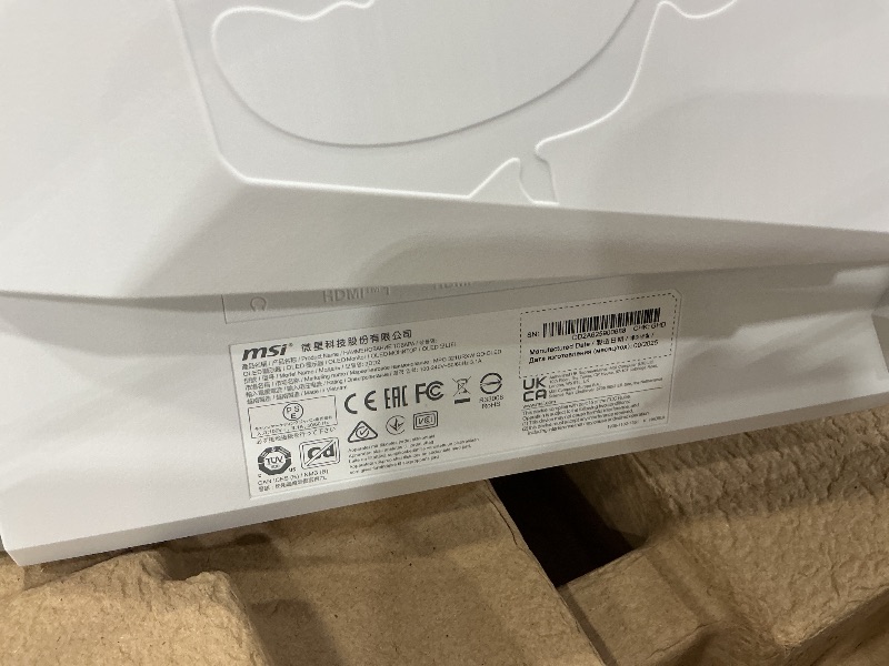 View 5 of msi MPG 321URXW QD-OLED 31.5 Inch 4K UHD Gaming Monitor - 3840 x 2160 Quantum Dot OLED Panel, 240Hz / 0.03ms, 99% DCI-P3, ?E?2, DisplayHDR True Black 400, KVM, RGB - DP 1.4a, HDMI 2.1, USB Type-C 98W