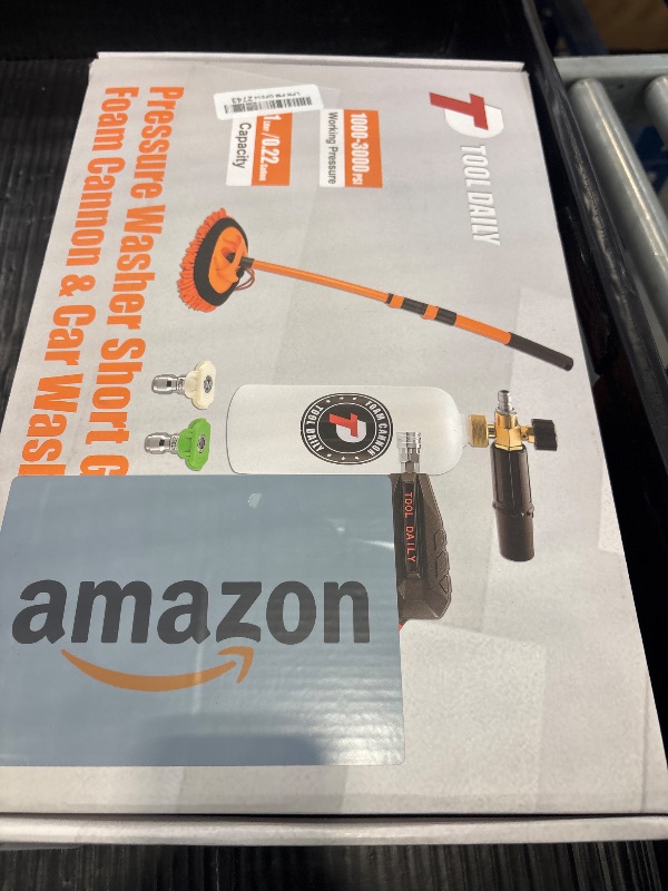 View 2 of Tool Daily Pressure Washer Gun, Foam Cannon, Car Wash Brush