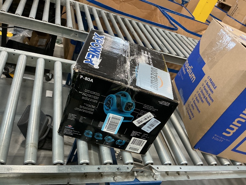 View 2 of XPOWER P-80A Mini Utility Air Mover Fan