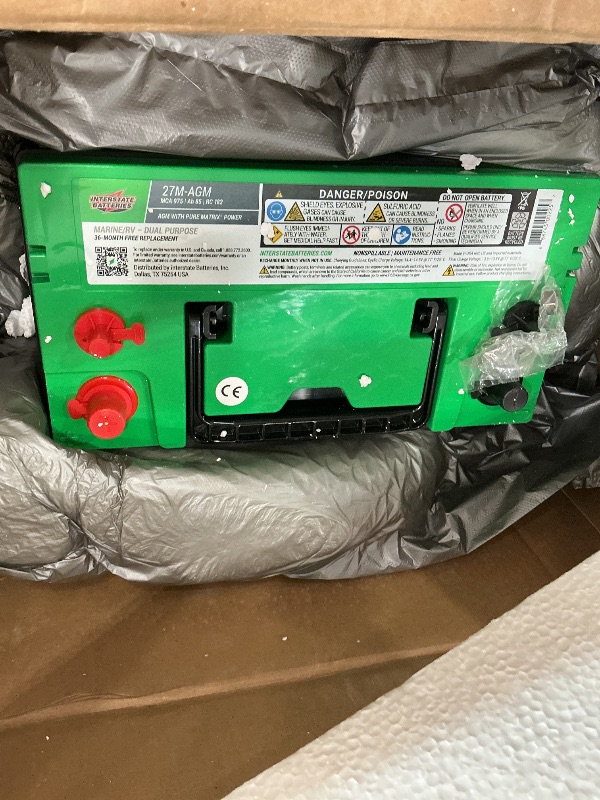 View 2 of Interstate Batteries Marine/RV AGM Battery 12V 85Ah 975MCA Group 27M
