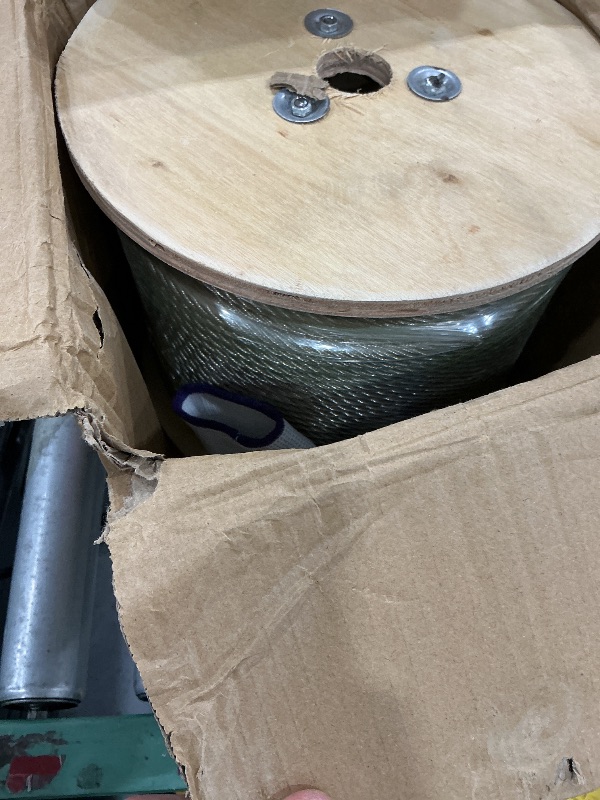 View 3 of IFYOGD 1/4" Stainless Steel Wire Rope - 600ft, 6400 lbs Breaking Strength