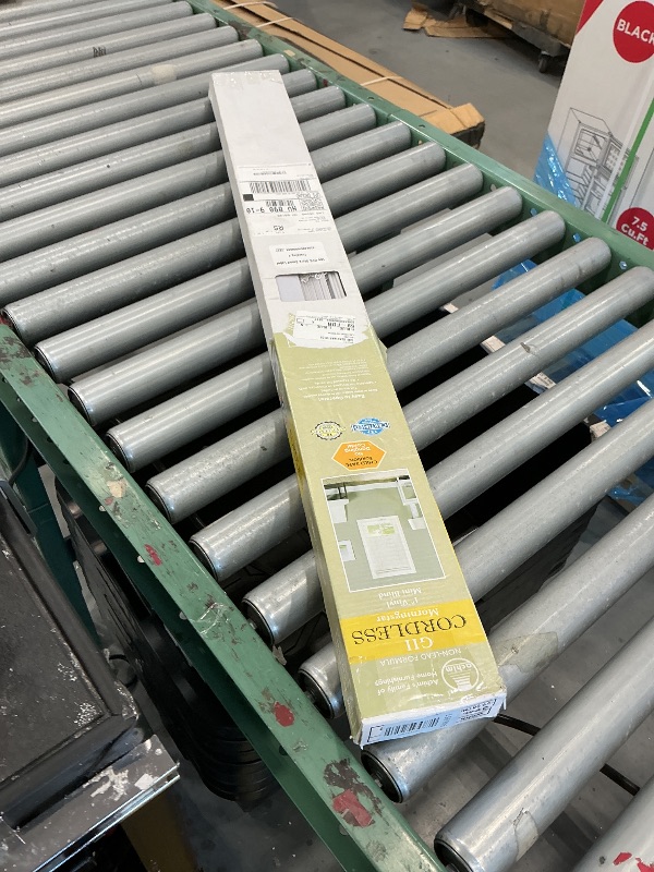 View 2 of Cordless Light Filtering Mini Blind, 39 x 64 in, Pearl White