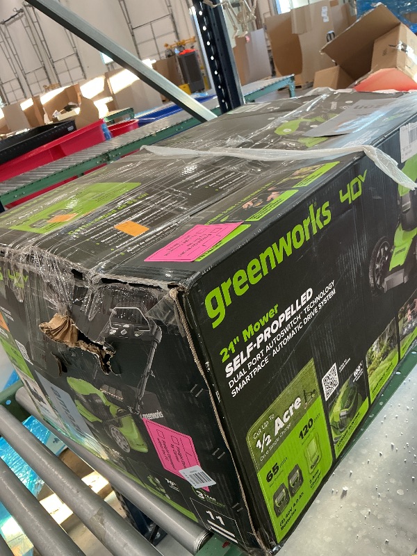 View 2 of Greenworks 40V 21" Self-Propelled Lawn Mower Kit
