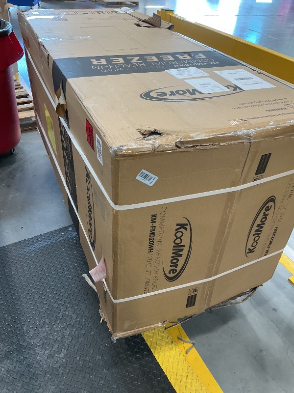 View 2 of KoolMore 21 Cu. ft. Commercial Reach-in Freezer in White Manual Defrost (KM-FMD20WH)