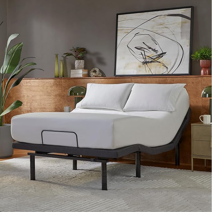 Photo 1 of Serta baselogic Platinum Adjustable Base Bed Frame King
Head & Foot Adjustability, Wireless Remote, Zero-Gravity and Memory Presets, Dual Massage Setting, and USB A&C charging ports