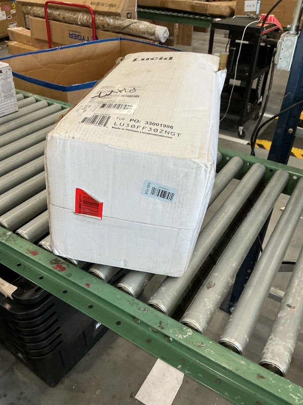 View 2 of Lucid 3 Inch Gel Memory Foam Topper, 5 Zones, Cooling, Full Size