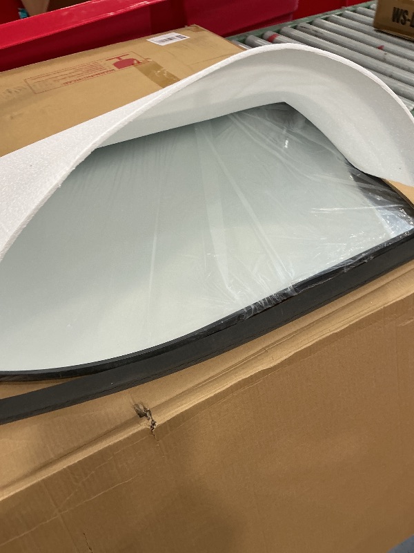 View 3 of COFENY Arched Mirror, 42"x42", Black