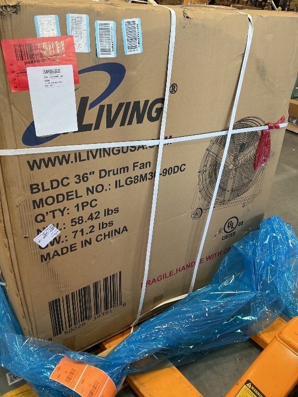 View 3 of iLiving 36-Inch High Velocity Drum Fan
