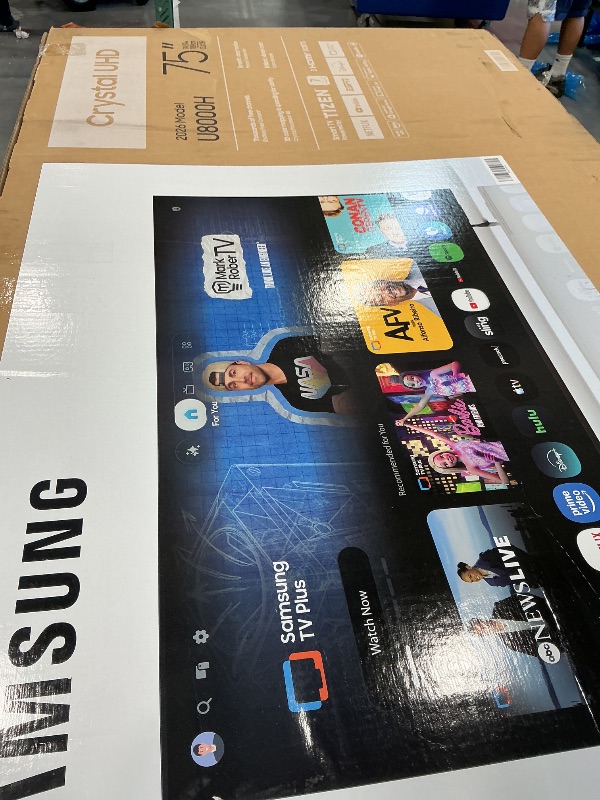 View 2 of Samsung 75-Inch Class U8000H 4K Smart TV