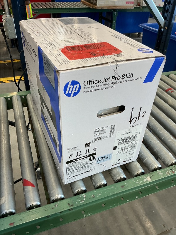 View 2 of HP OfficeJet Pro 8125 Wireless All-in-One Color Inkjet Printer, Print, Scan, Copy, ADF, Duplex Printing Best-for-Home Office, 3 Month Trial of Instant Ink Included, AI-Capable (C2VJ4A)