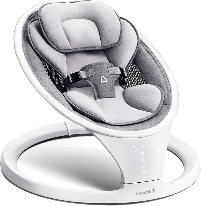 Photo 1 of Munchkin Bluetooth Baby Swing for Infants, Portable Electric Rocker
