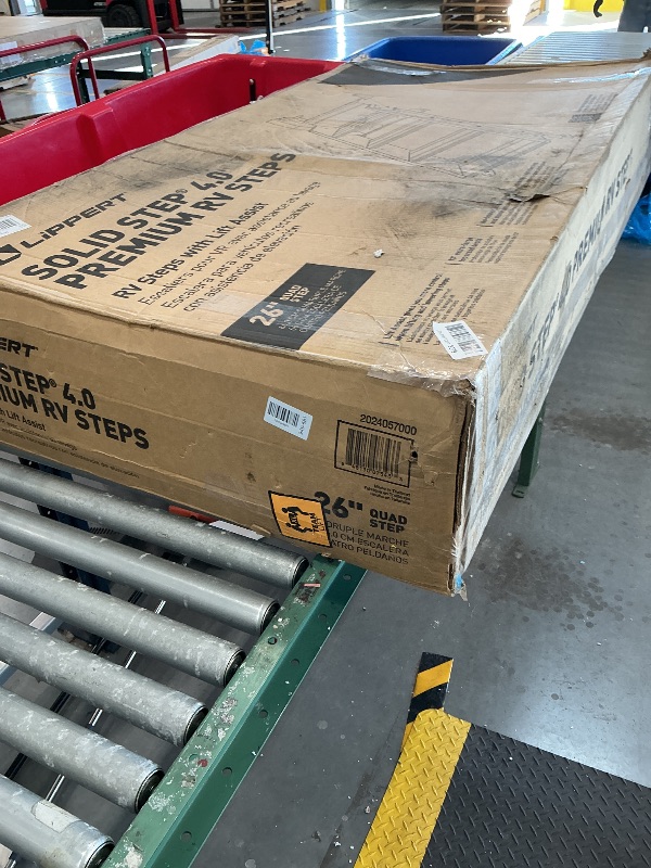 View 2 of Lippert Solid Step 4.0 RV Entry Steps, 26" Width, Black