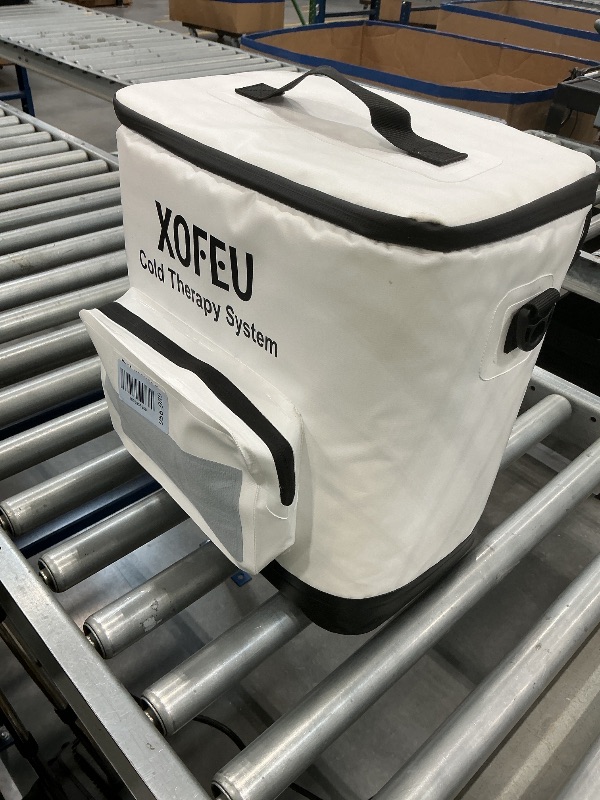 View 2 of Xofeu Shoulder Cold Therapy Machine, 19 Quart, White