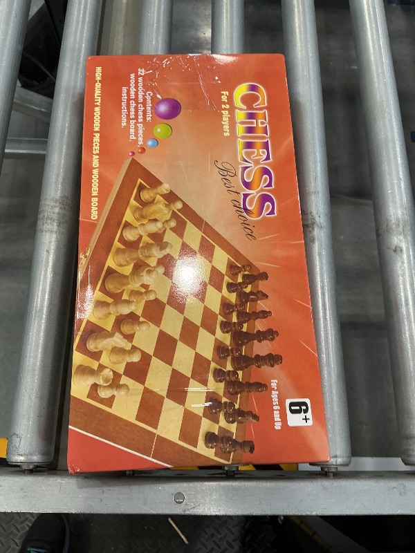 Photo 1 of BlueSnail 15" Wooden Chess Set