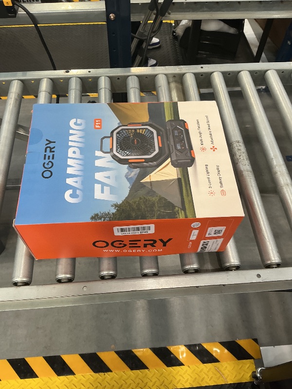 Photo 1 of OGERY Rechargeable Camping Fan, 20000mAh Battery