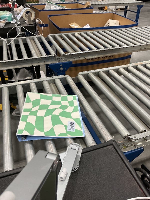Photo 1 of Avery 1" Round Ring Binder, Groovy Checks
