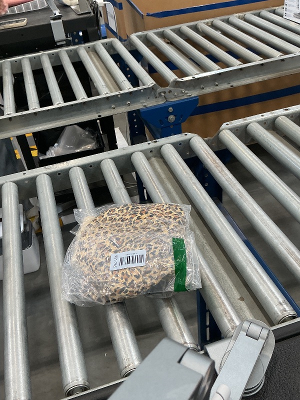 Photo 1 of JULULUX Reusable Shower Caps, 2-Pack, Champagne Gold/Leopard, One Size