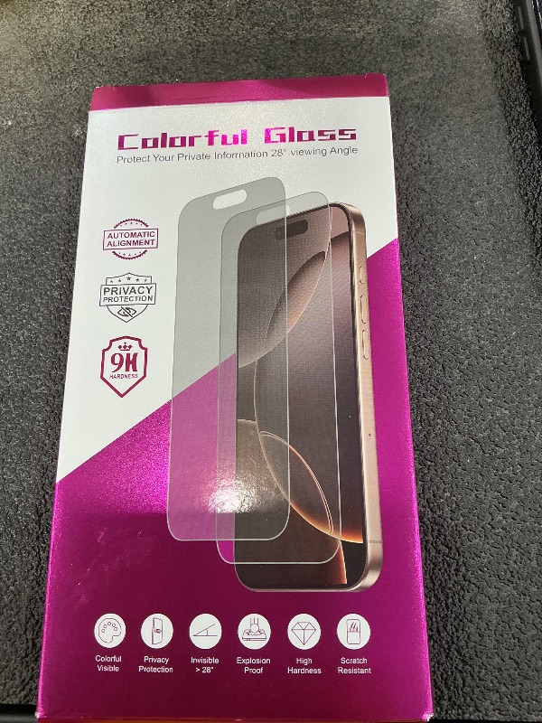 Photo 1 of Ailun 3 Pack Privacy Screen Protectors for iPhone 17 Pro Max