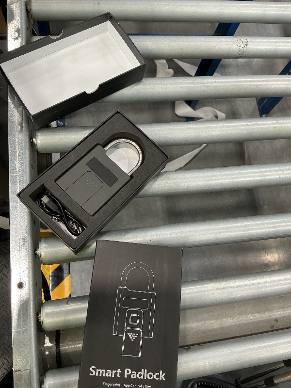 Photo 1 of eLinkSmart Fingerprint Padlock, Key Backup, Bluetooth, Weatherproof