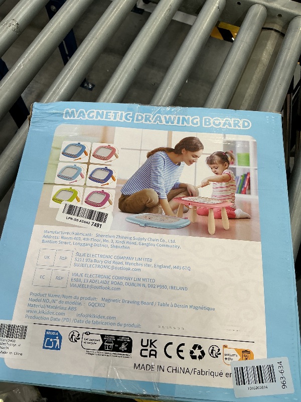 Photo 1 of Kikidex Magnetic Drawing Board - Light Blue