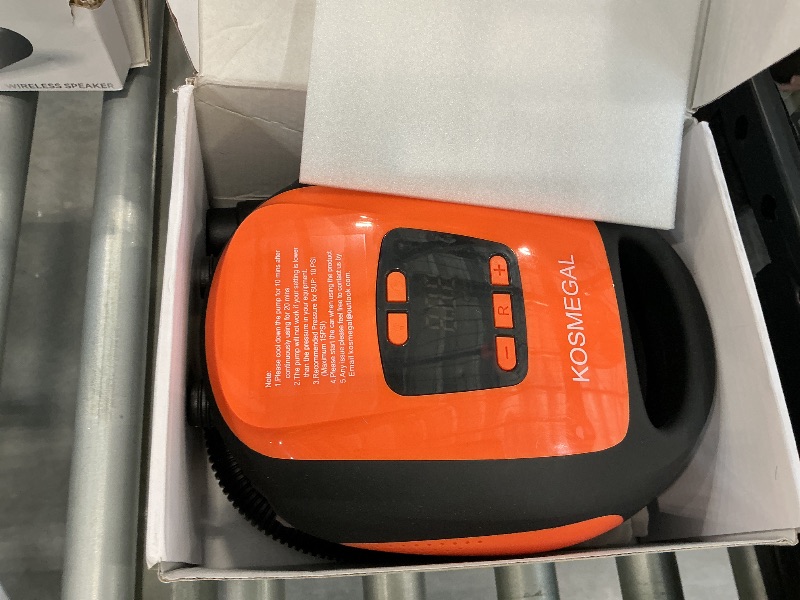 Photo 1 of KOSMEGAL Electric Paddle Board Pump