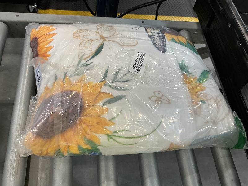 View 2 of Yersion Sunflower Throw Blanket 50" X 60"
