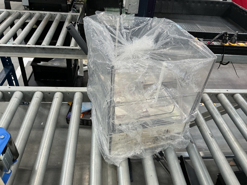 Photo 1 of Isaac Jacobs Clear Expandable Storage Bins - 2-Pack X-Large