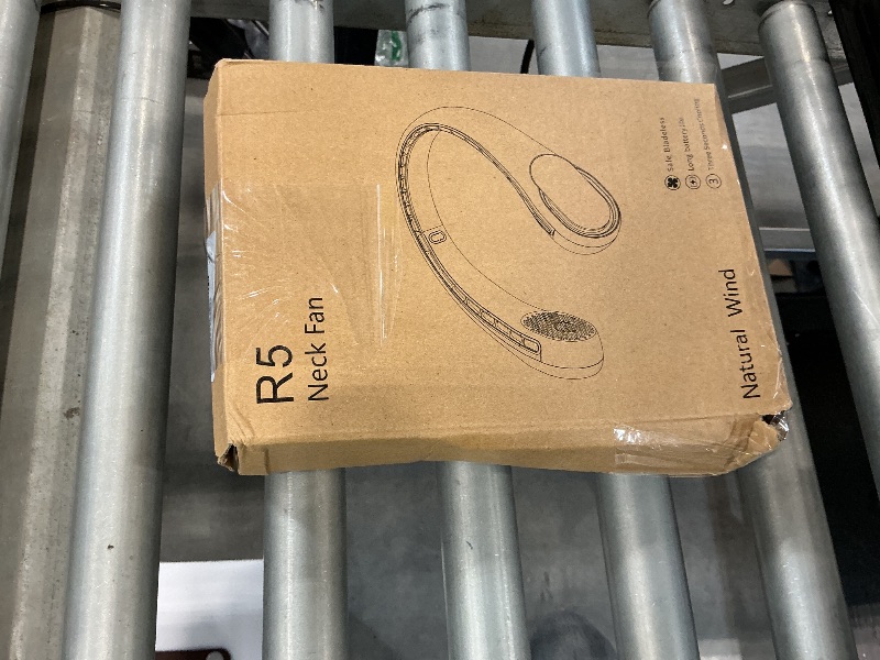 Photo 1 of FrSara Neck Fan, 4000mAh, 360-Degree Cooling