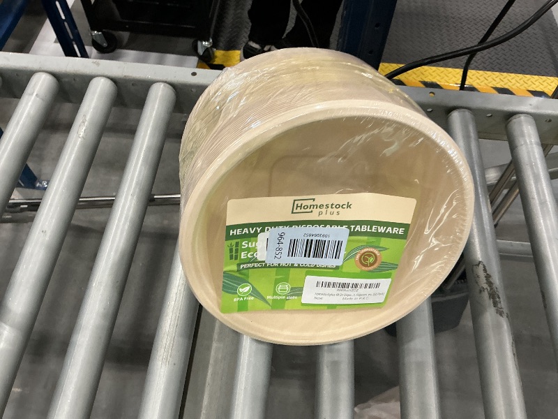 Photo 1 of Homestockplus 48 Oz Disposable Bowls - 50 Pack