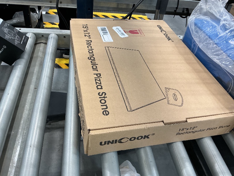 Photo 1 of Unicook Rectangular Pizza Stone, 15" x 12" Cordierite