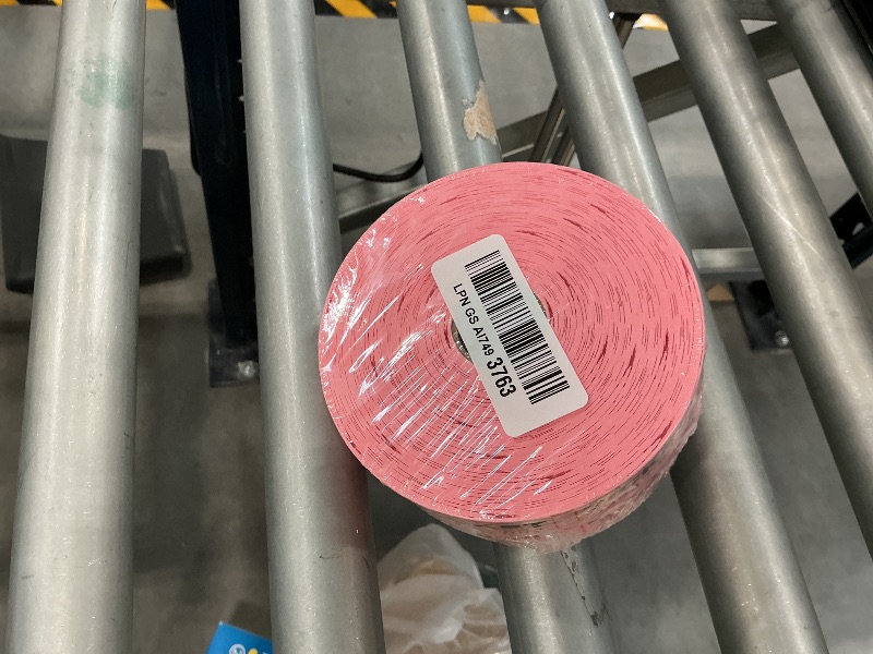 Photo 1 of LLIKED Pink Raffle Tickets 2" x 2", Double Roll, 1000 Pairs/Roll