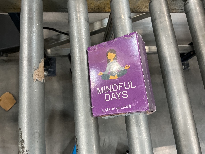Photo 1 of 100 Mindful Days - Daily Mindful Activity Cards – Self-Care & Gratitude Prompts for All Ages | Portable Travel Deck for Mental Wellness, Focus & Stress Relief