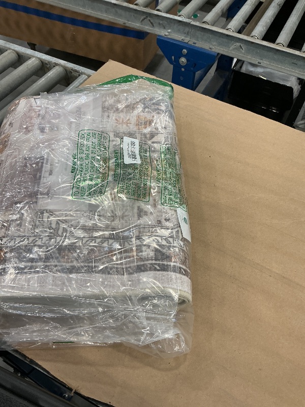 Photo 1 of Madane Runner Rug 2'6"x8', Brown/Gold