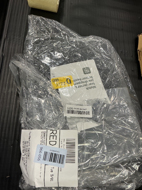 Photo 1 of BDDC Spandex Table Skirt Black for 8ft Rectangle Tables