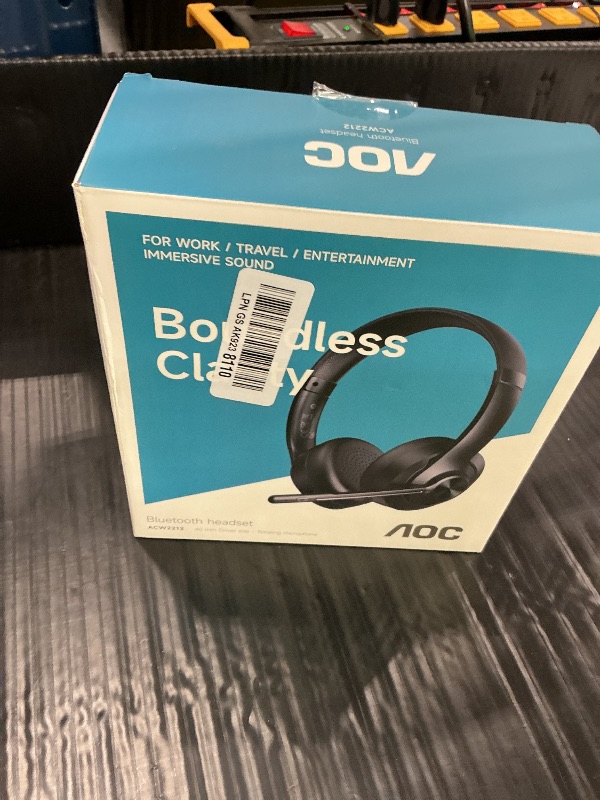 Photo 1 of AOC Wireless Headset with Mic, Bluetooth 5.4