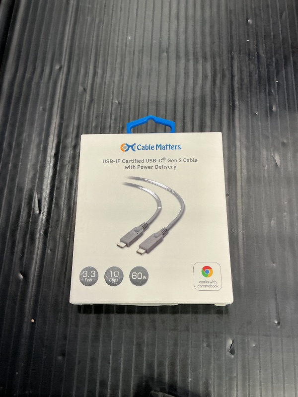Photo 1 of Cable Matters 10Gbps USB 3.1 Gen 2 USB C Cable, 3.3ft