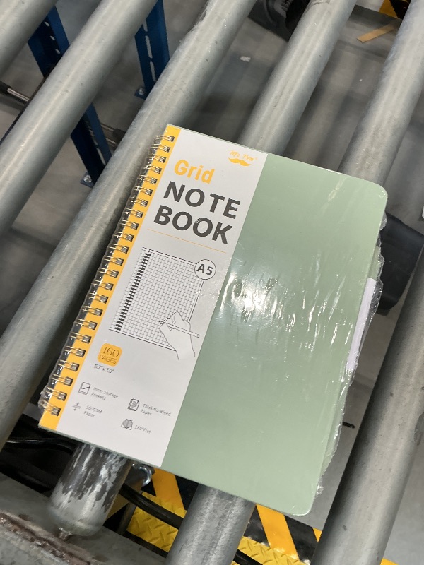 Photo 1 of Mr. Pen Graph Grid Spiral Notebook Set, A5, 160 Pages, Green