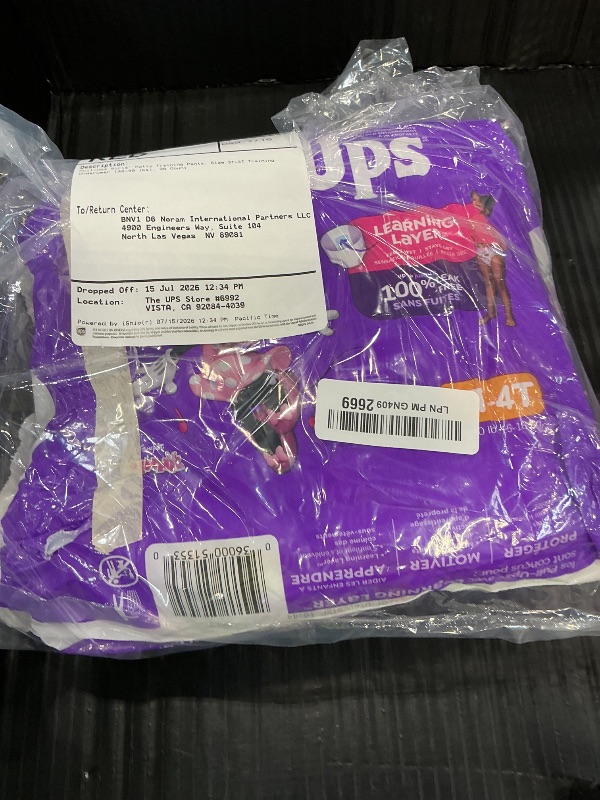 Photo 1 of Pull-Ups Girls' Training Pants, Size 3T-4T, 20 Count