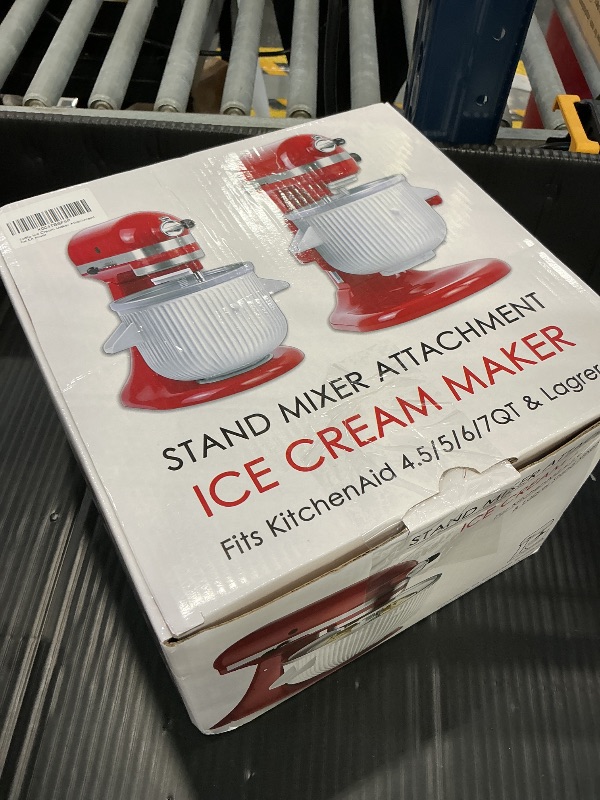 Photo 1 of Ezato Ice Cream Maker Attachment for KitchenAid Mixers