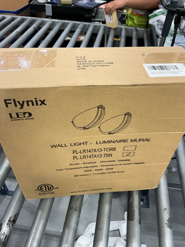 Photo 1 of Flynix 13" Dimmable LED Wall Sconce (2 Pack)
