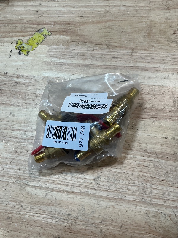 Photo 1 of RUBY.Q 1/2" PEX Brass Ball Valve - 4 Pcs