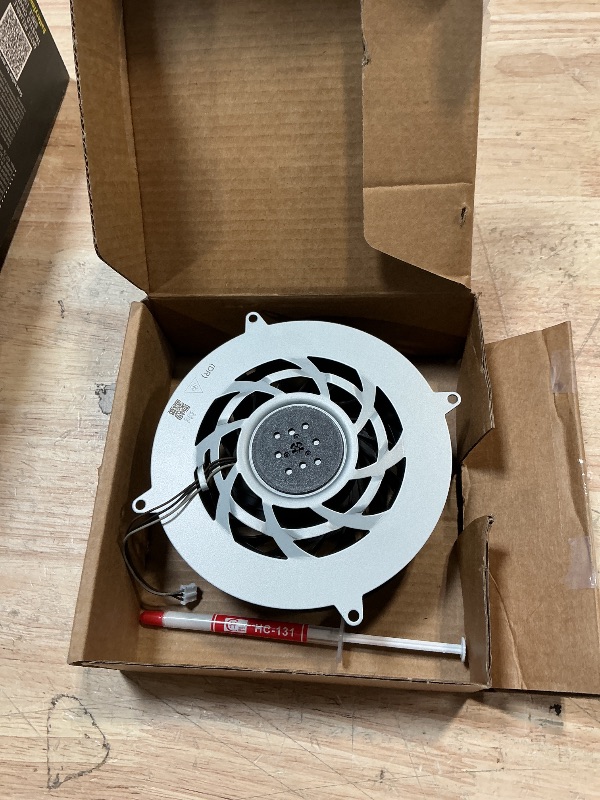 Photo 1 of Replacement PS5 Slim Internal Cooling Fan, Internal Cooler Fan Replacement for Sony PlayStation 5 PS5 Slim CFI-2000 CFI-2015 Series 11541GS-12M-WB-01 with 19 Blades